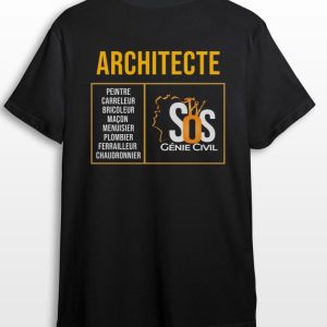 TSHIRT SOS GENIE CIVIL ARCHITECTE